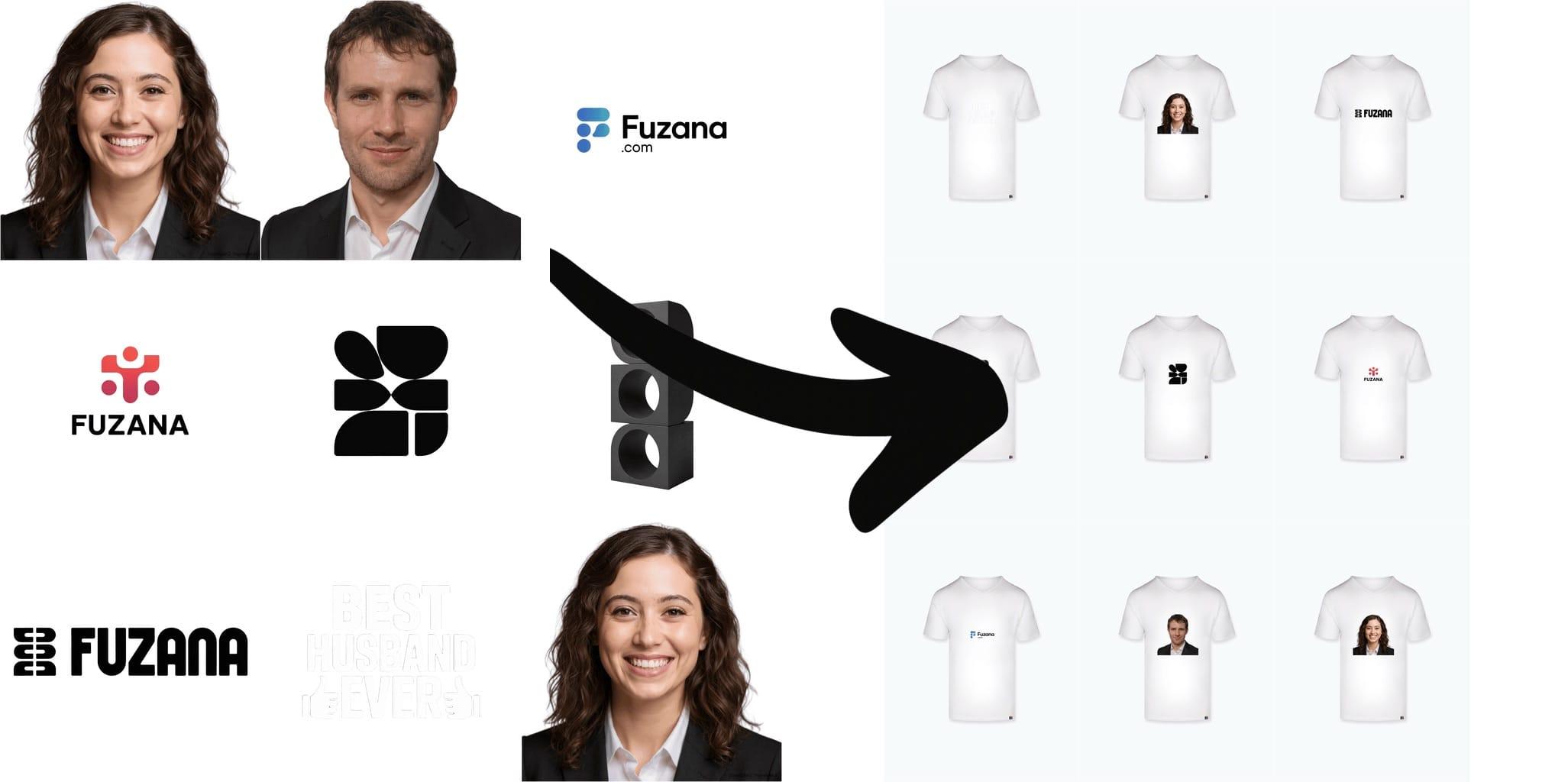 Bulk AI-generated t-shirt mockup