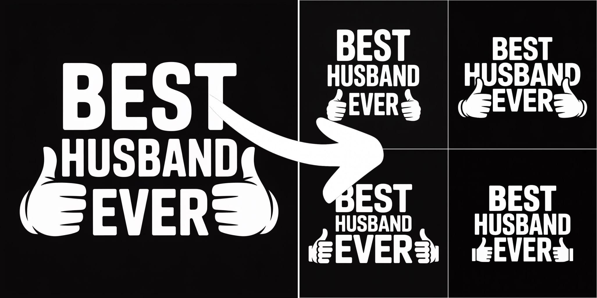 AI-generated logo variation with creative styling