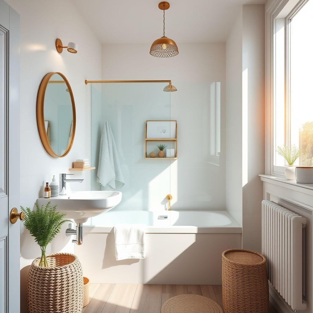 Airbnb bathroom - AI Generated
