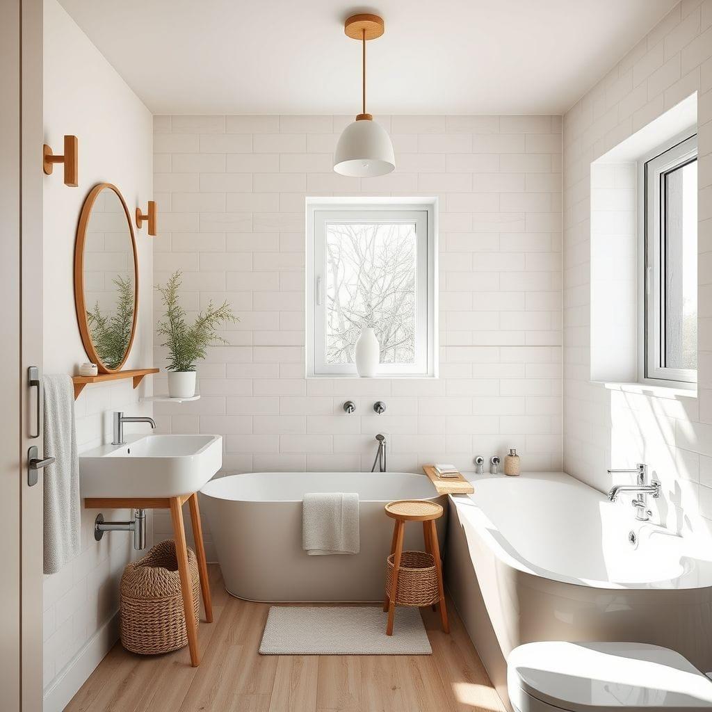 Airbnb bathroom - AI Generated