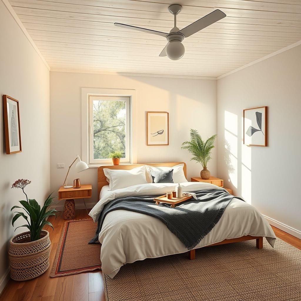 Airbnb bedroom - AI Generated