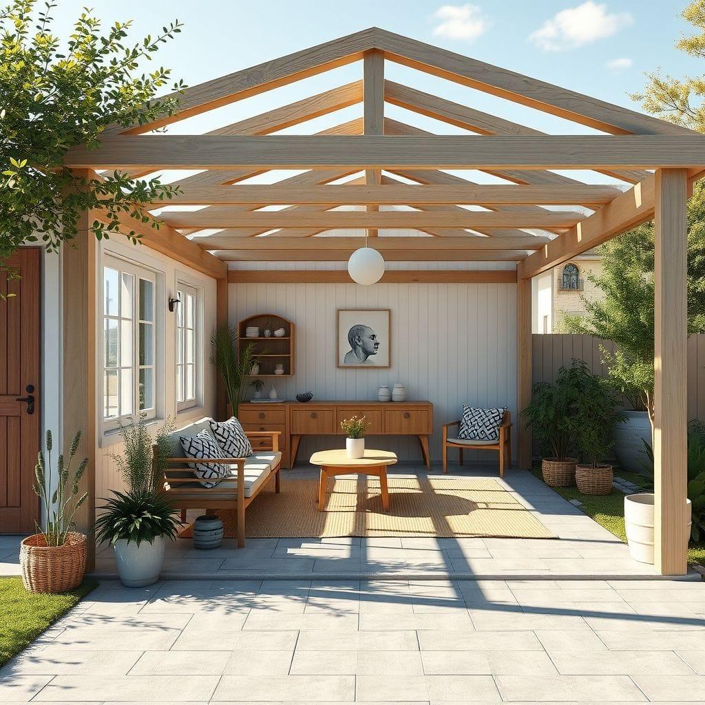 Airbnb carport - AI Generated