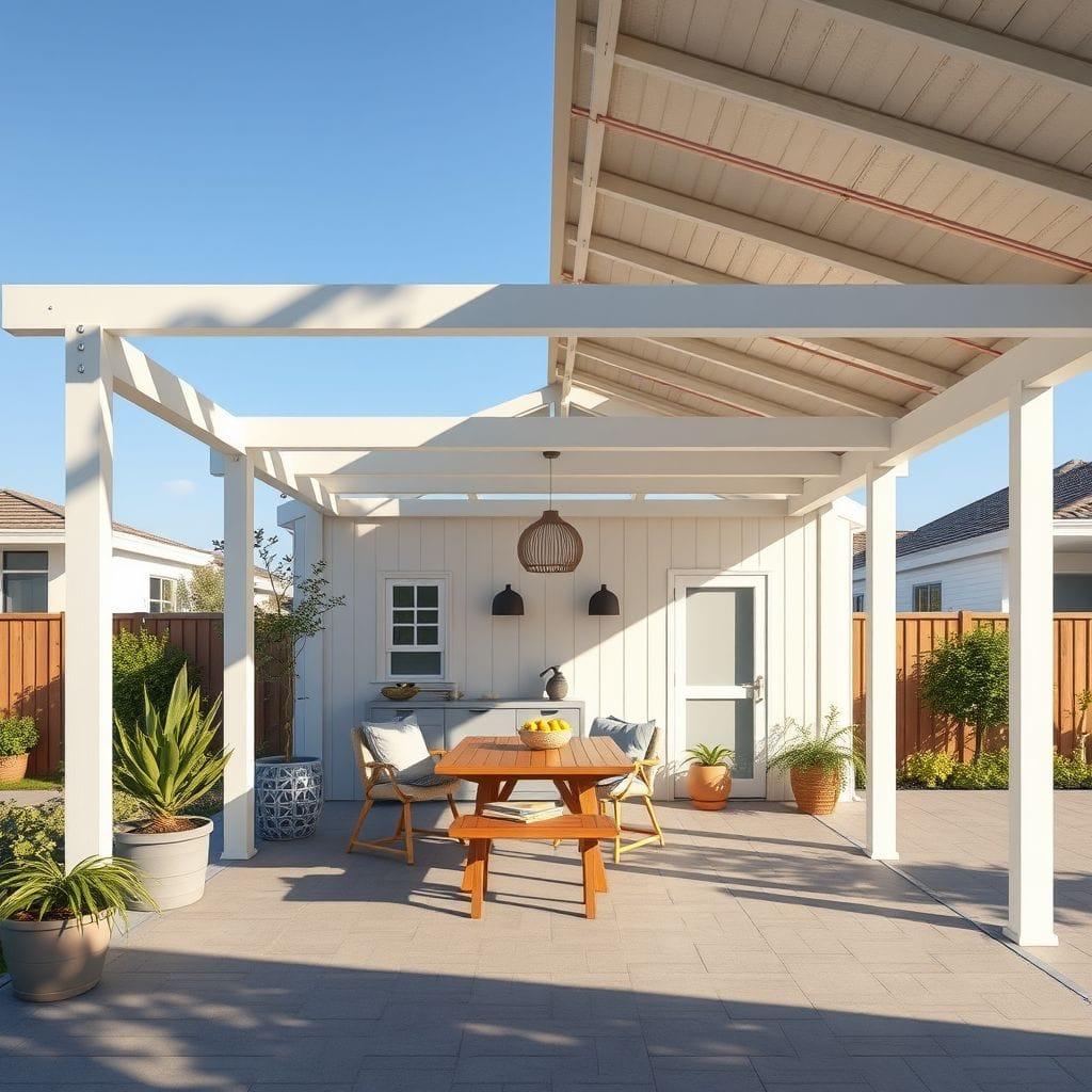 Airbnb carport - AI Generated