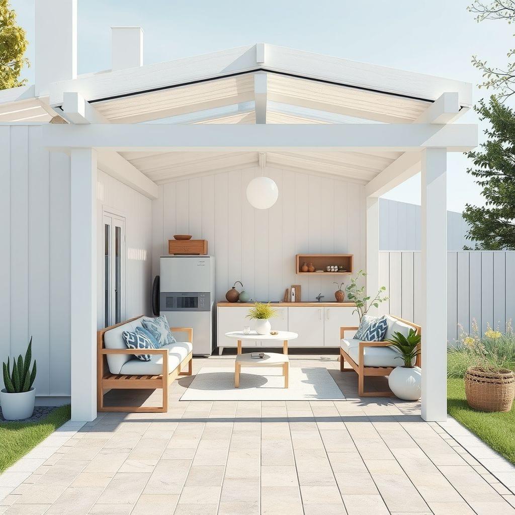 Airbnb carport - AI Generated