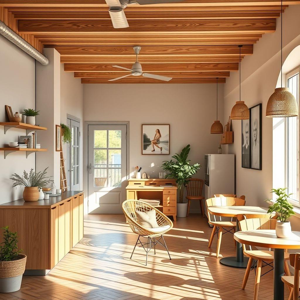 Airbnb coffee shop - AI Generated