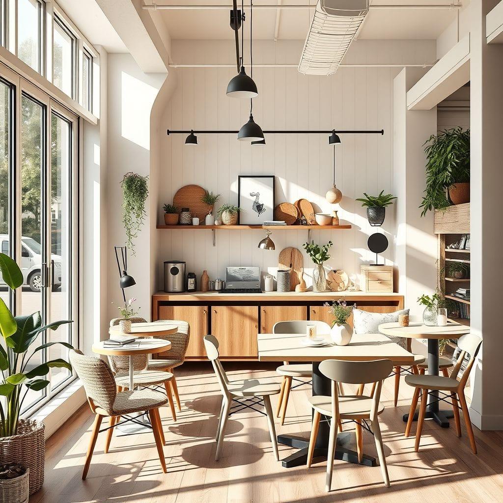 Airbnb coffee shop - AI Generated