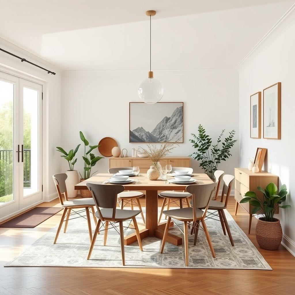 Airbnb dining room - AI Generated