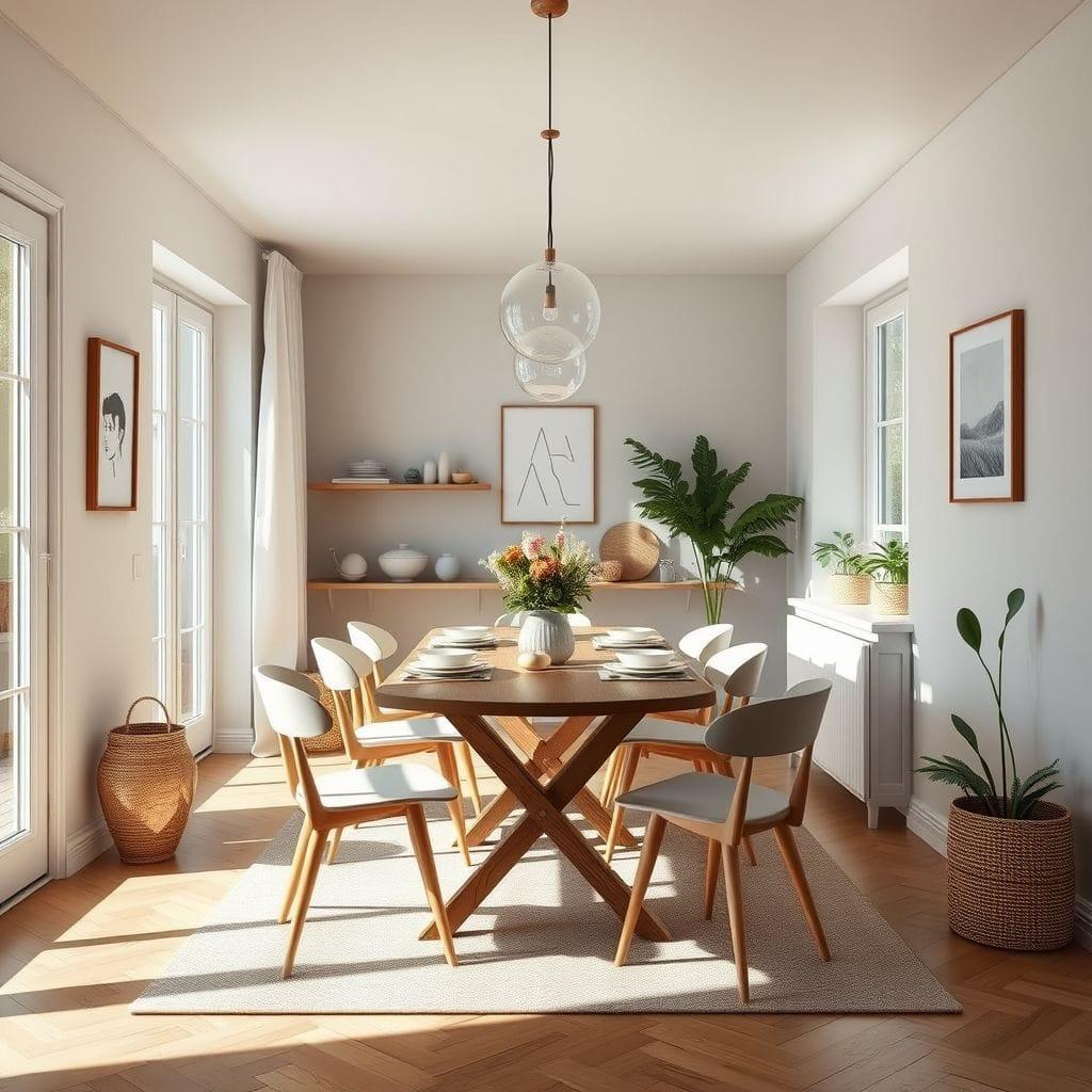 Airbnb dining room - AI Generated