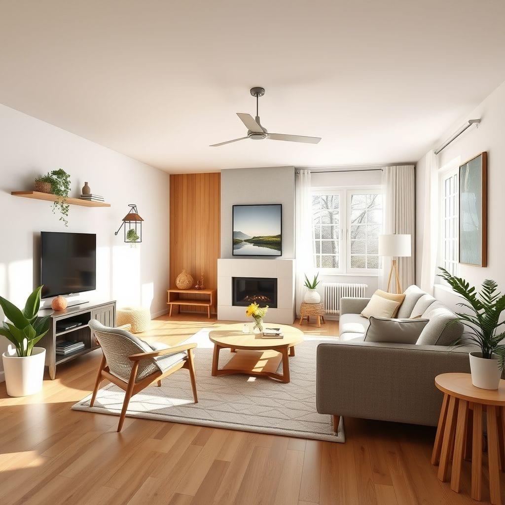 Airbnb entertainment room - AI Generated
