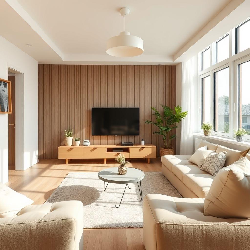 Airbnb entertainment room - AI Generated