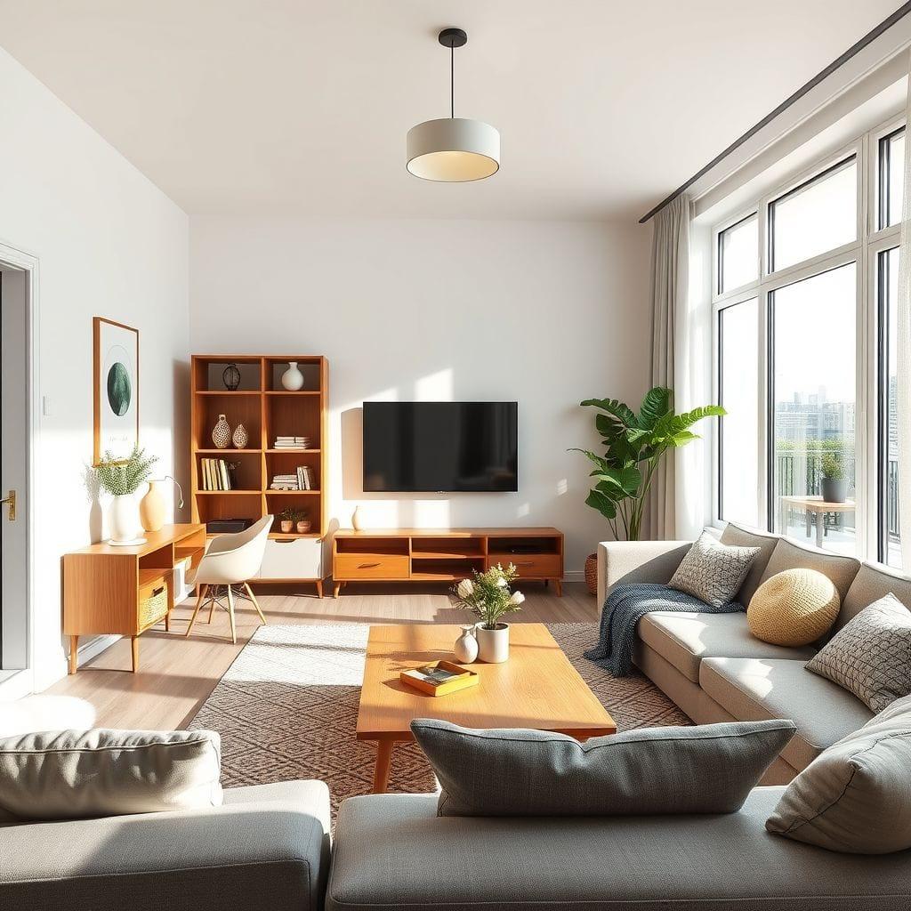 Airbnb entertainment room - AI Generated