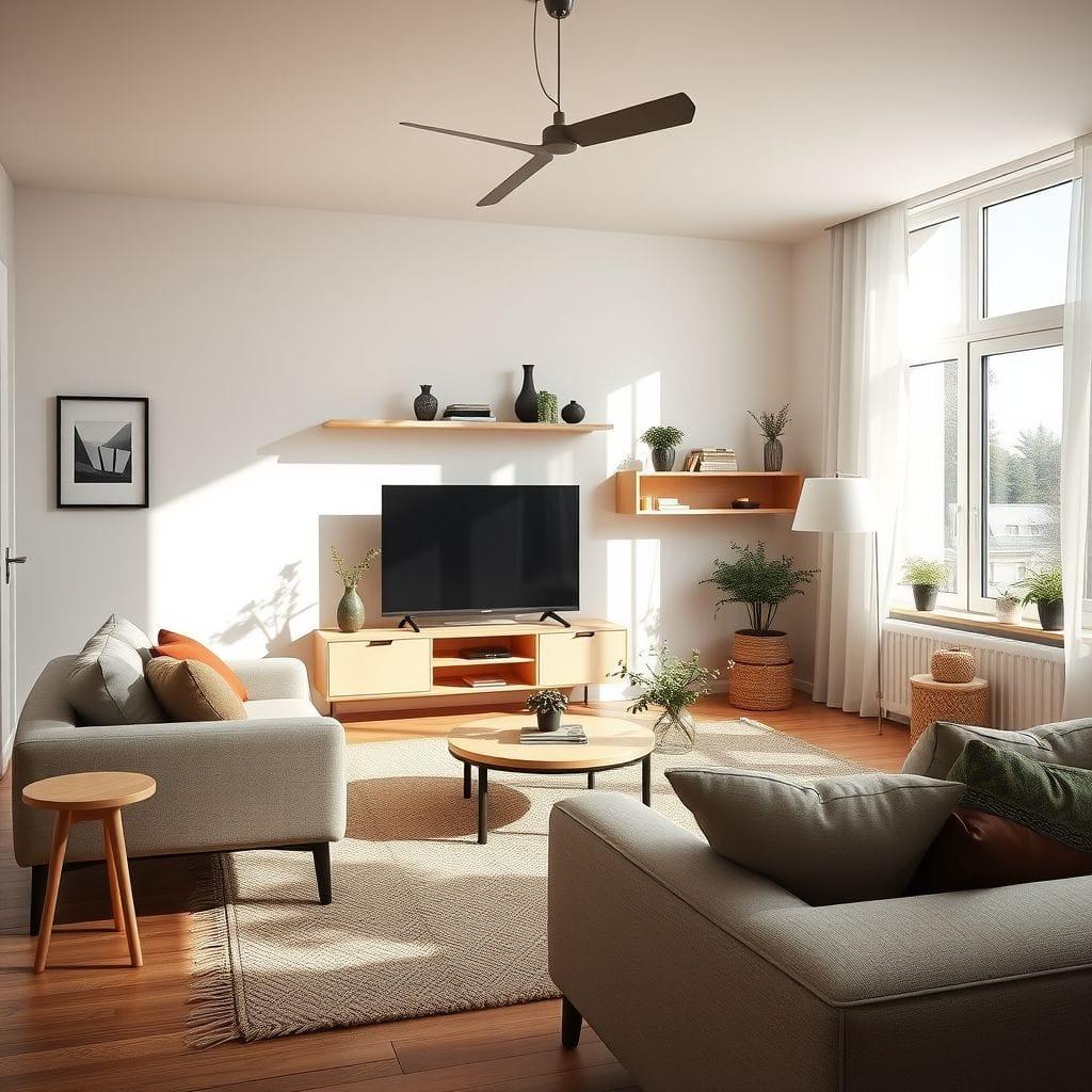 Airbnb entertainment room - AI Generated