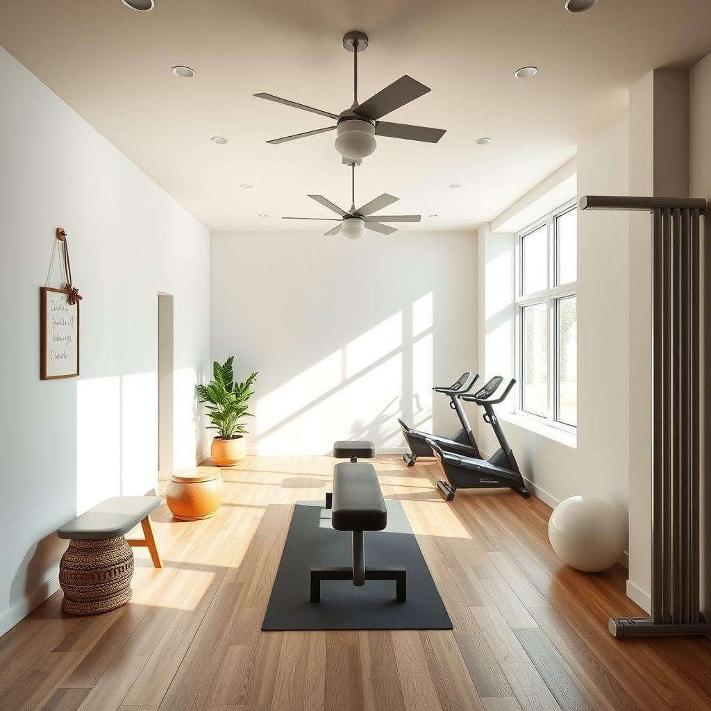 Airbnb gym - AI Generated