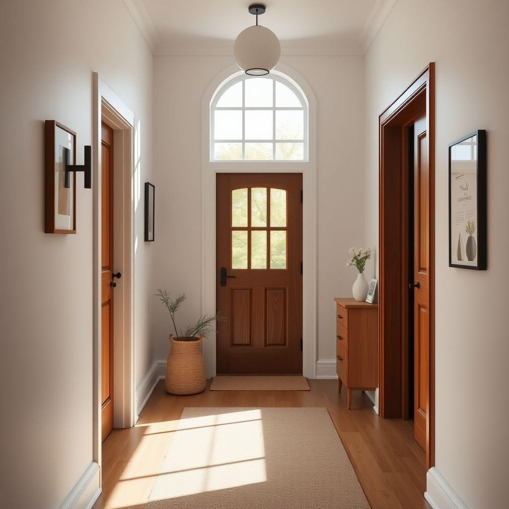 Airbnb hallway - AI Generated