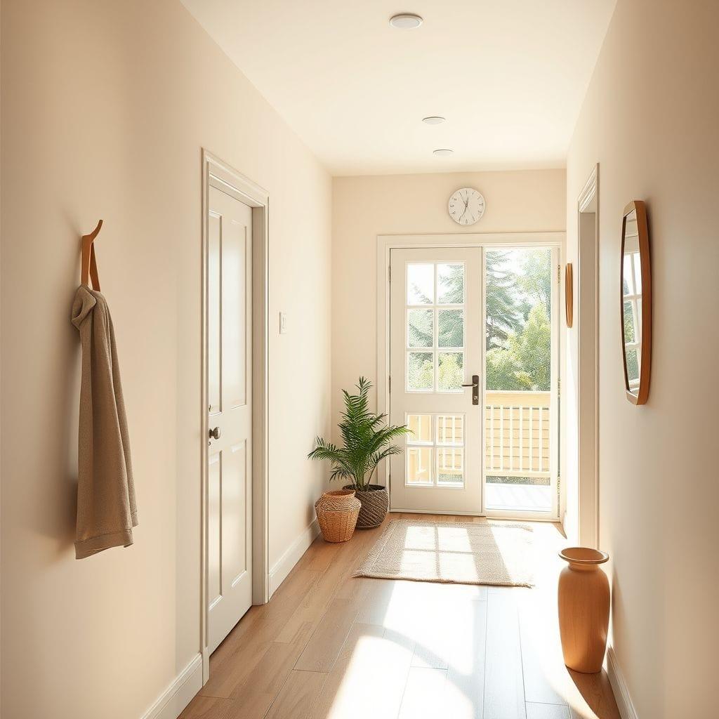 Airbnb hallway - AI Generated