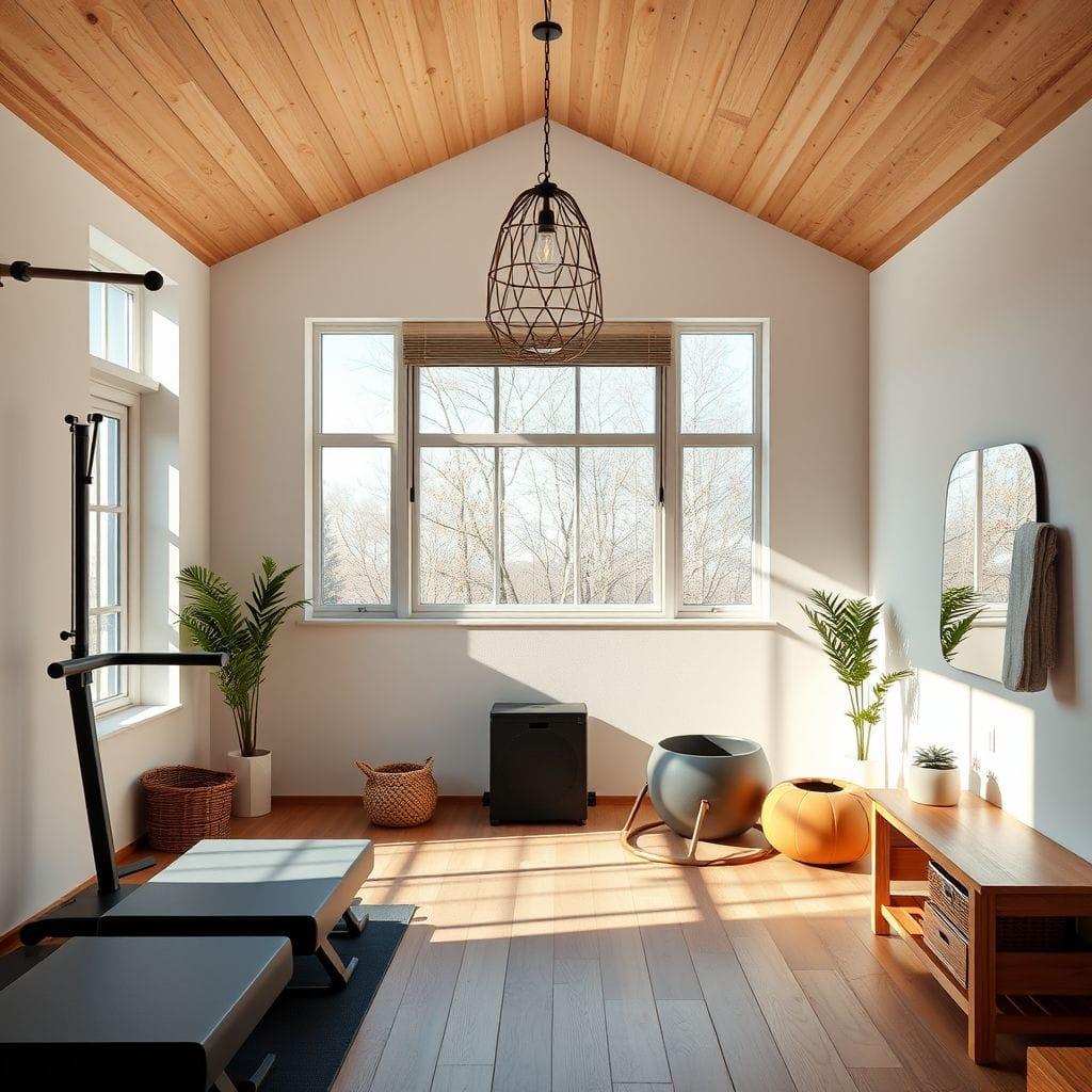 Airbnb home gym - AI Generated