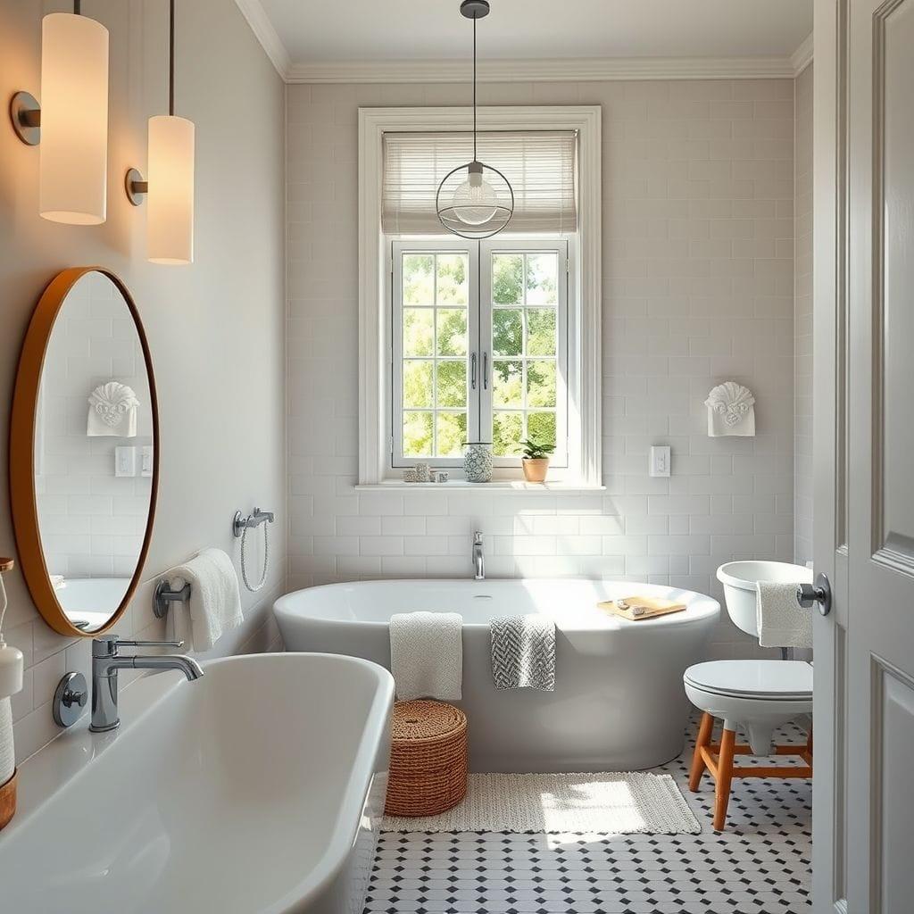 Airbnb hotel bathroom - AI Generated