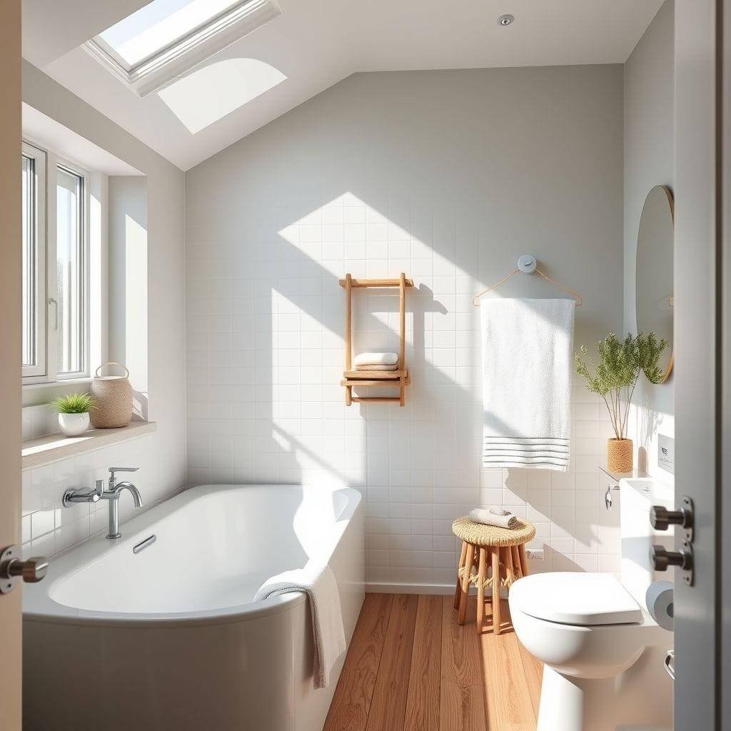 Airbnb hotel bathroom - AI Generated