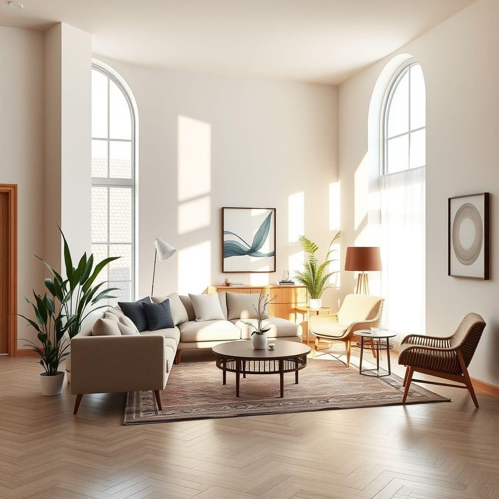 Airbnb hotel lobby - AI Generated