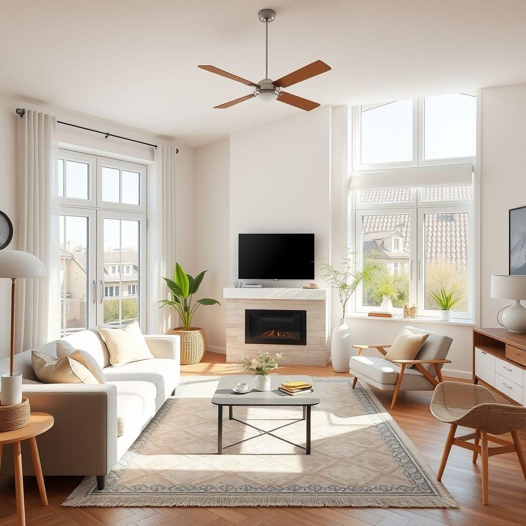 Airbnb living room - AI Generated