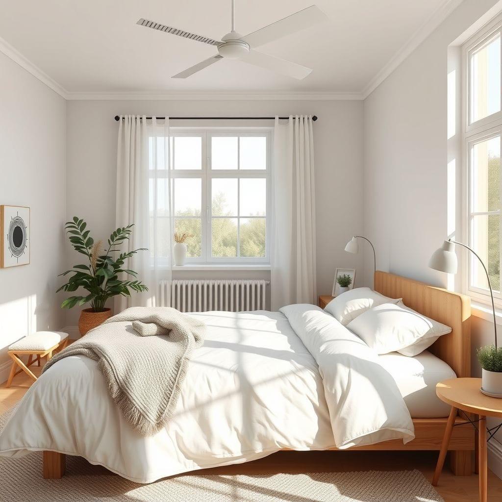 Airbnb master bedroom - AI Generated
