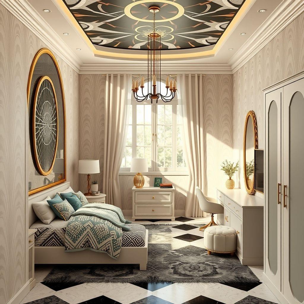 Art Deco kids room - AI Generated