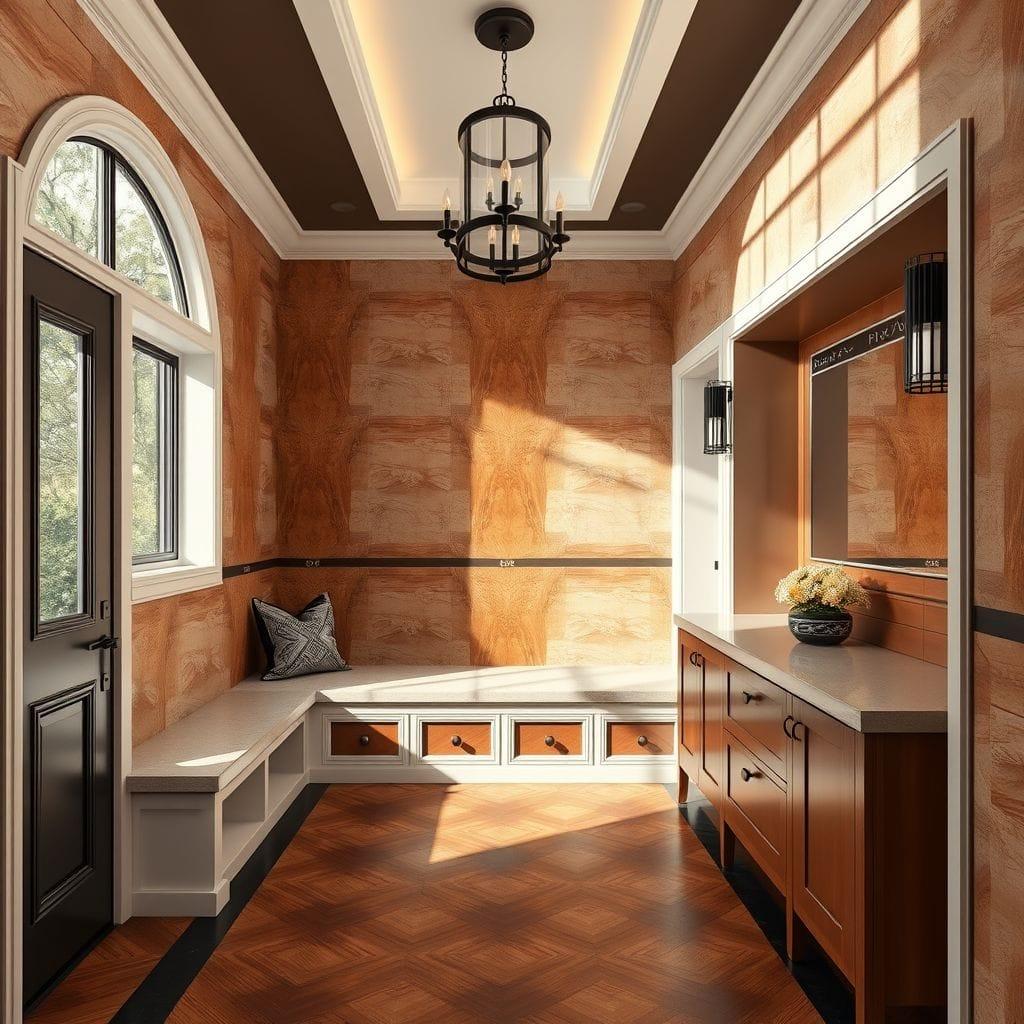 Art Deco mudroom - AI Generated