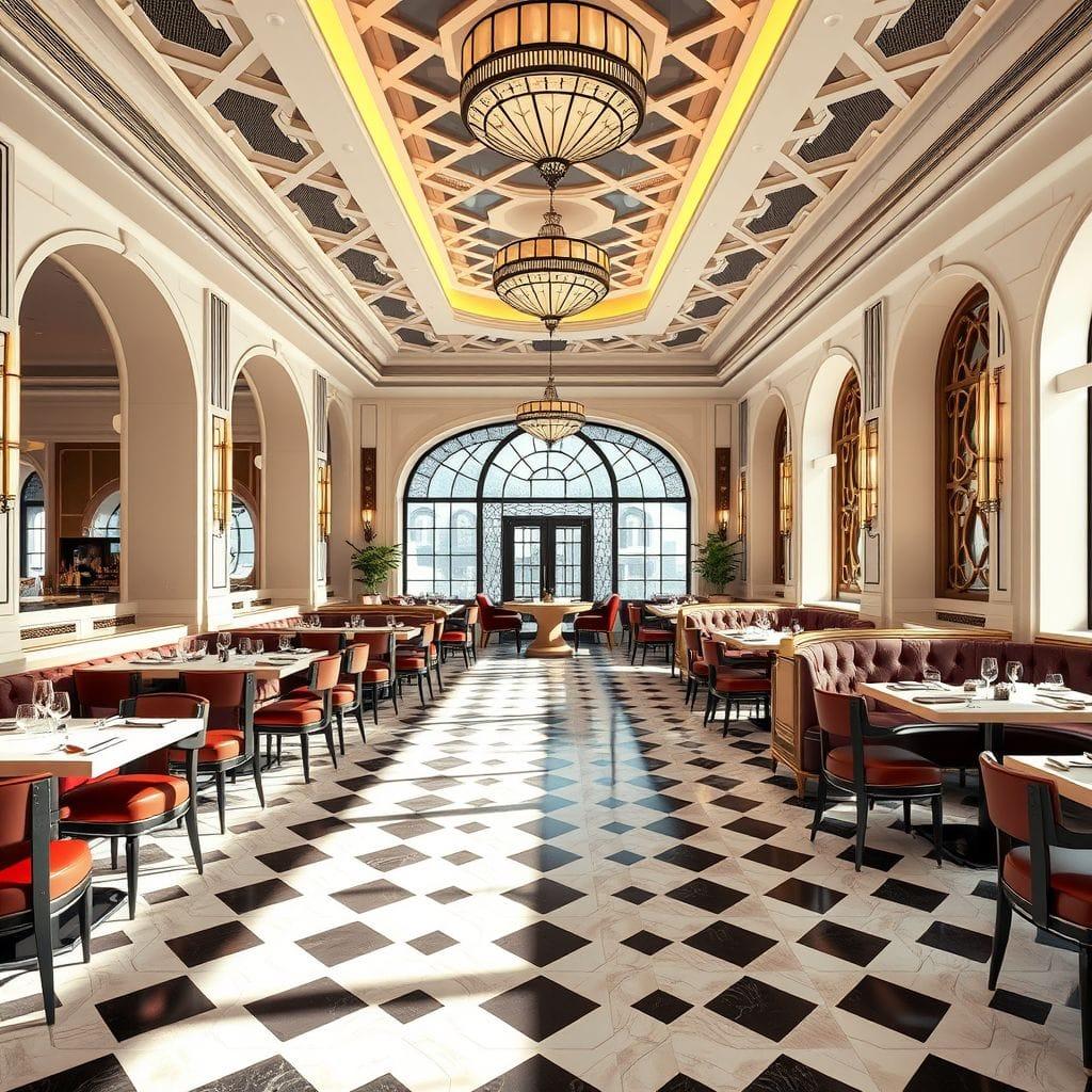 Art Deco restaurant - AI Generated