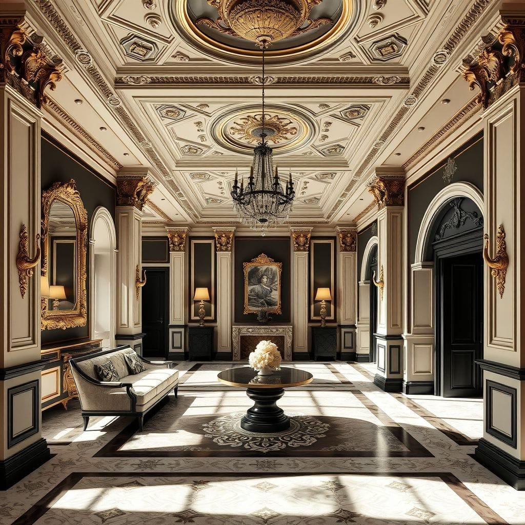 Baroque basement - AI Generated