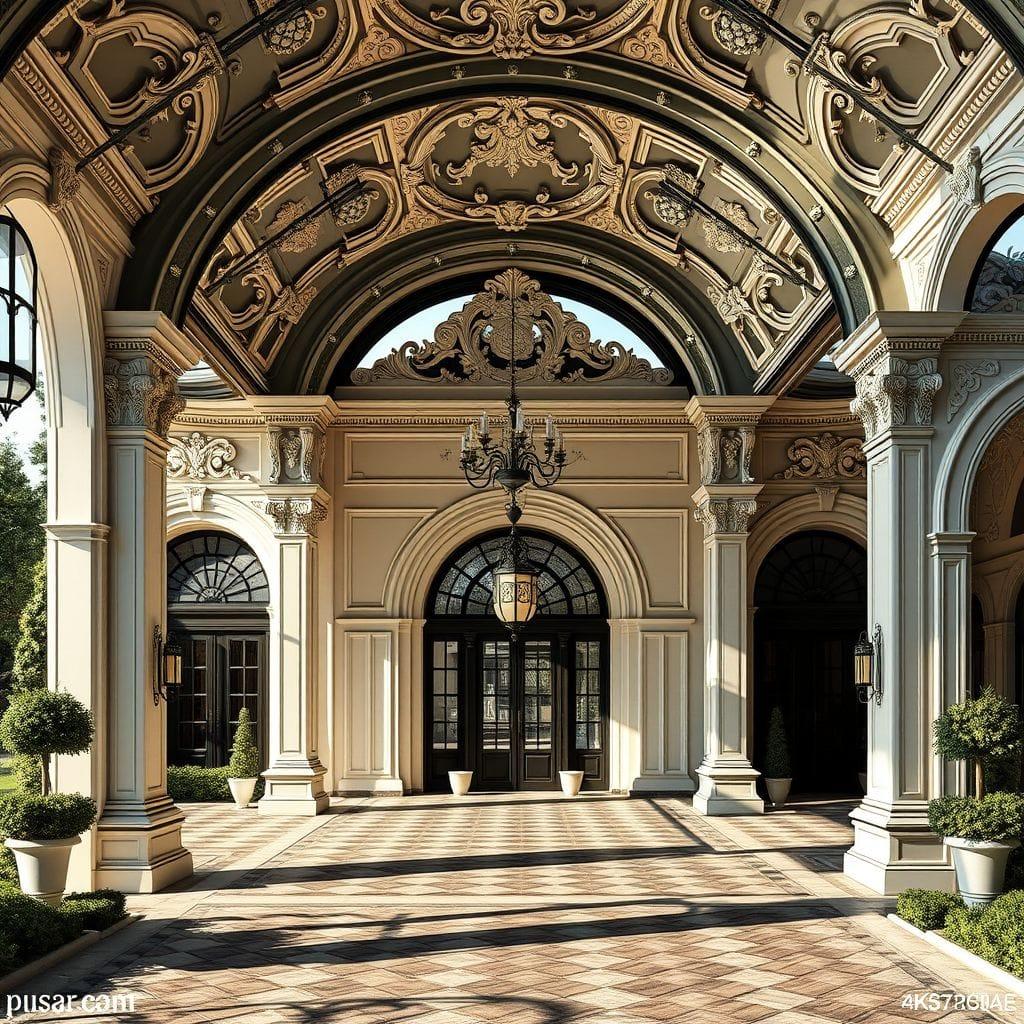 Baroque carport - AI Generated
