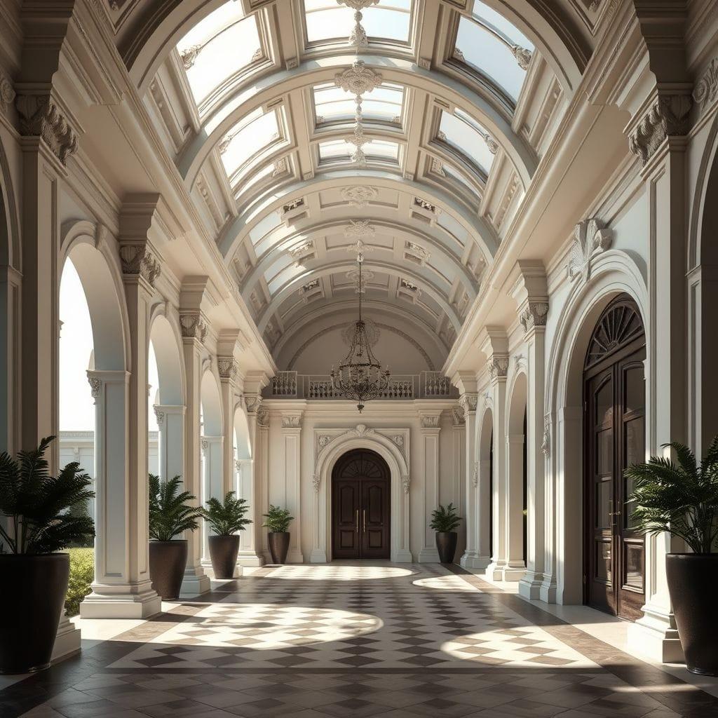 Baroque carport - AI Generated