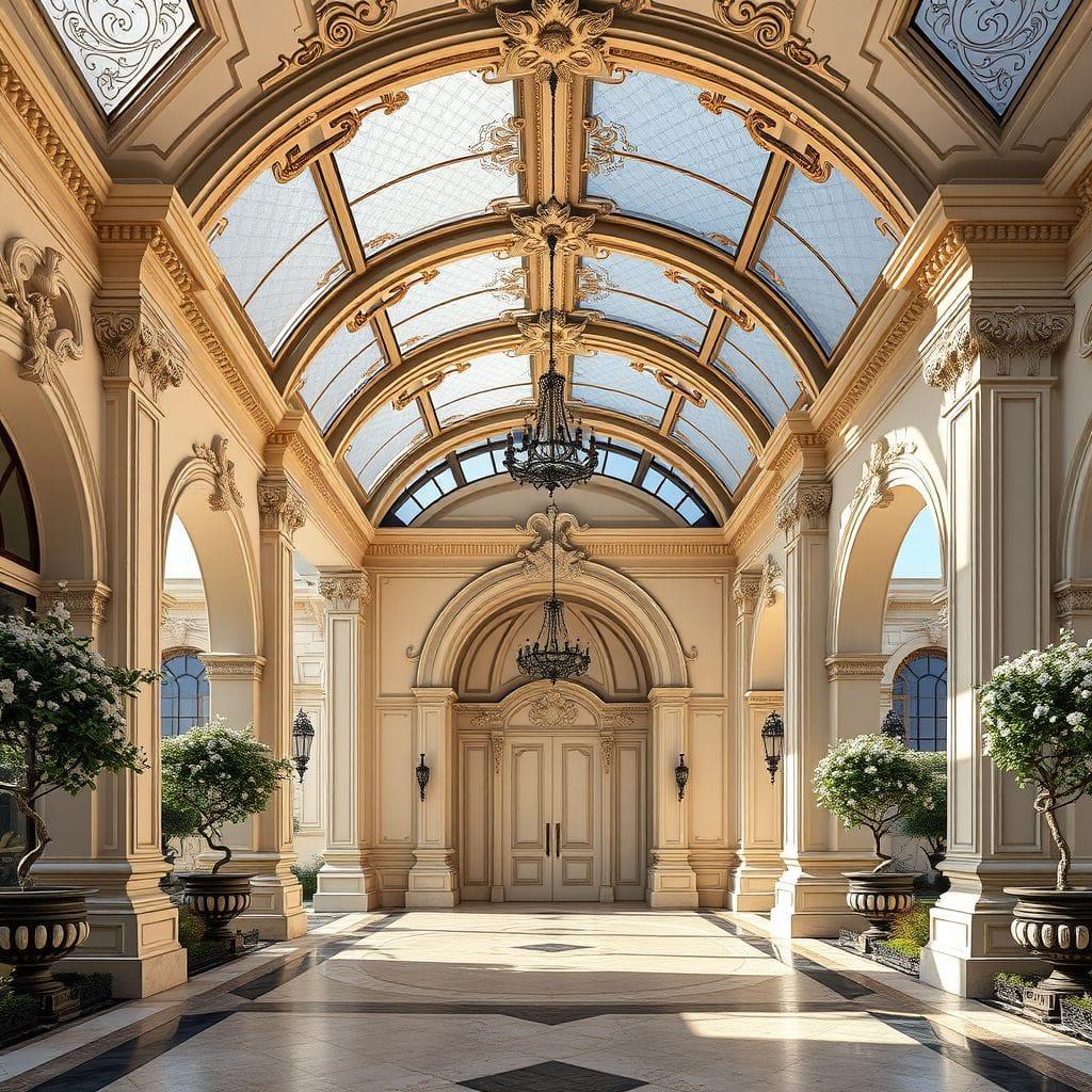 Baroque carport - AI Generated