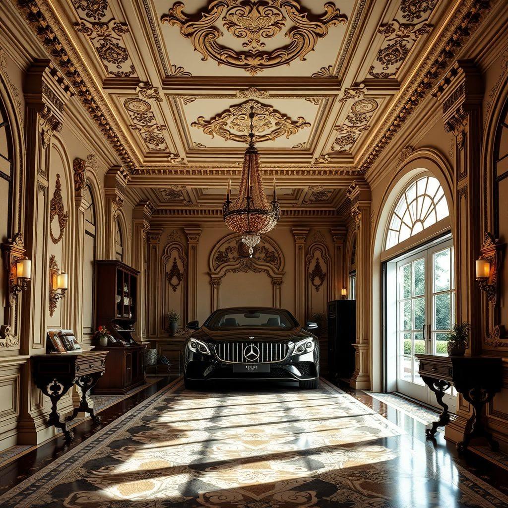 Baroque garage - AI Generated