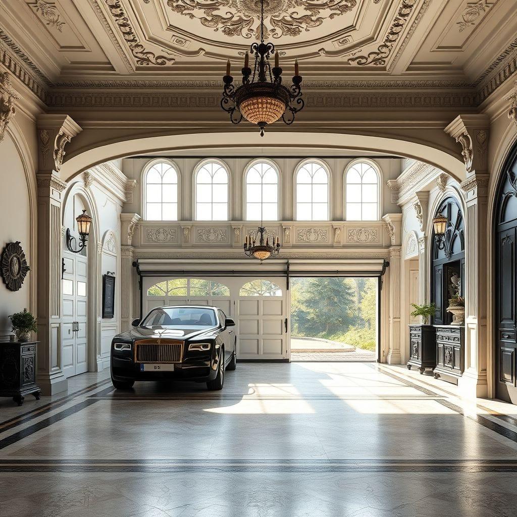 Baroque garage - AI Generated