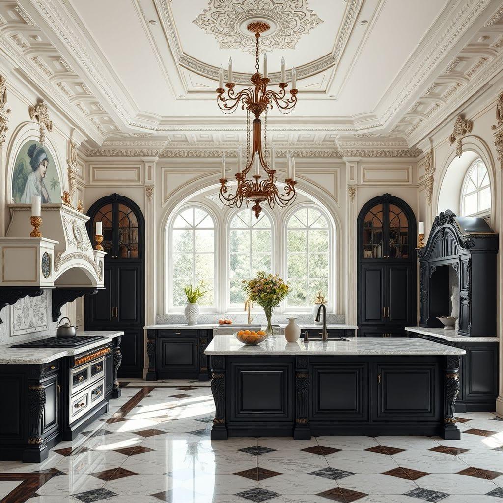 Baroque kitchen - AI Generated