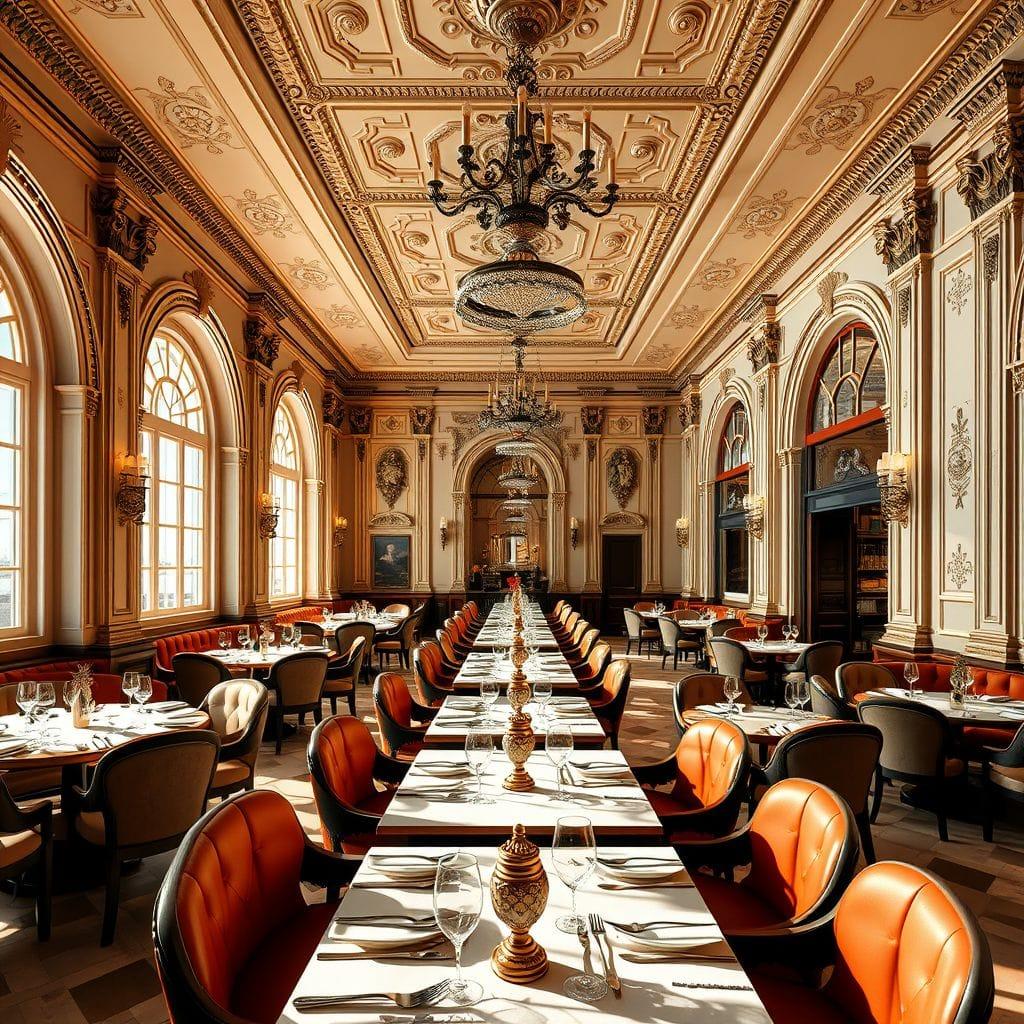 Baroque restaurant - AI Generated