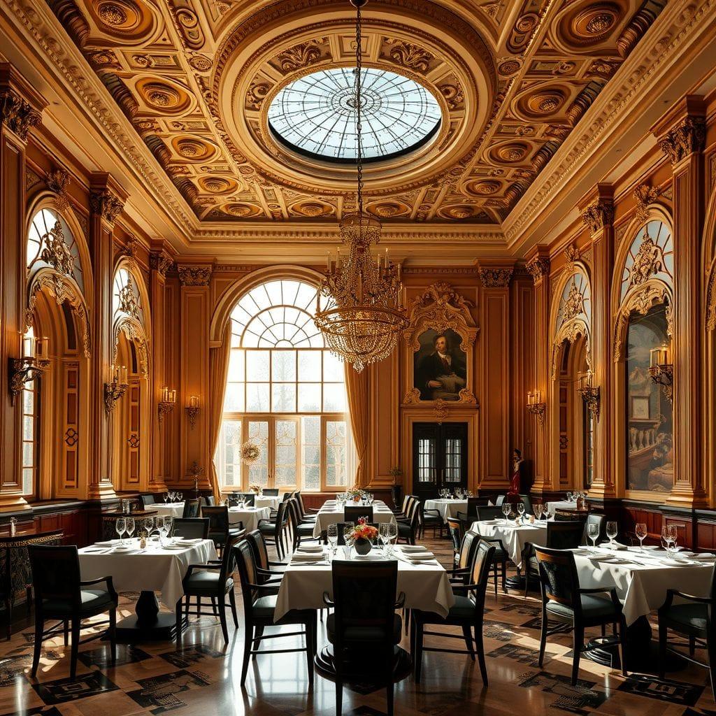 Baroque restaurant - AI Generated