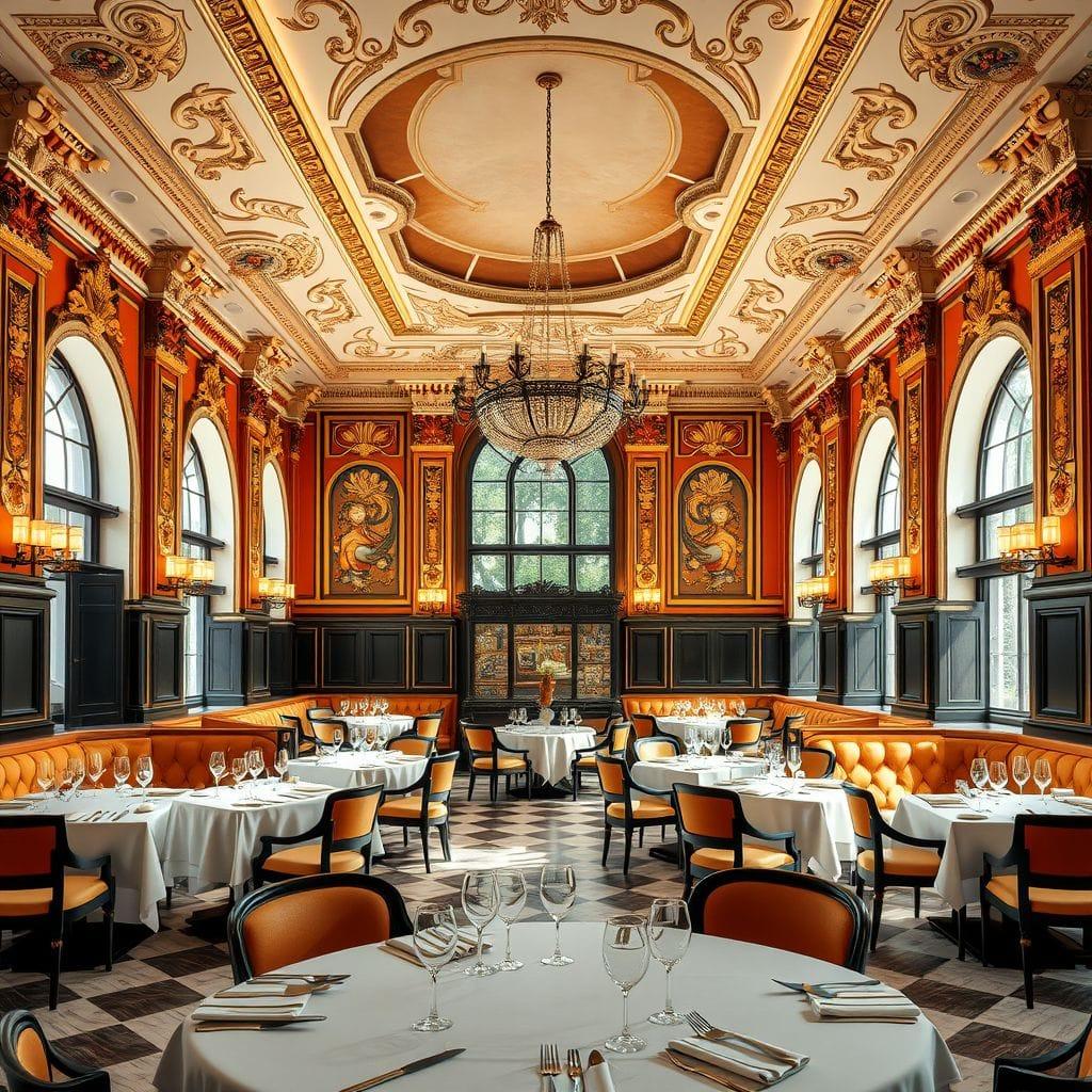 Baroque restaurant - AI Generated