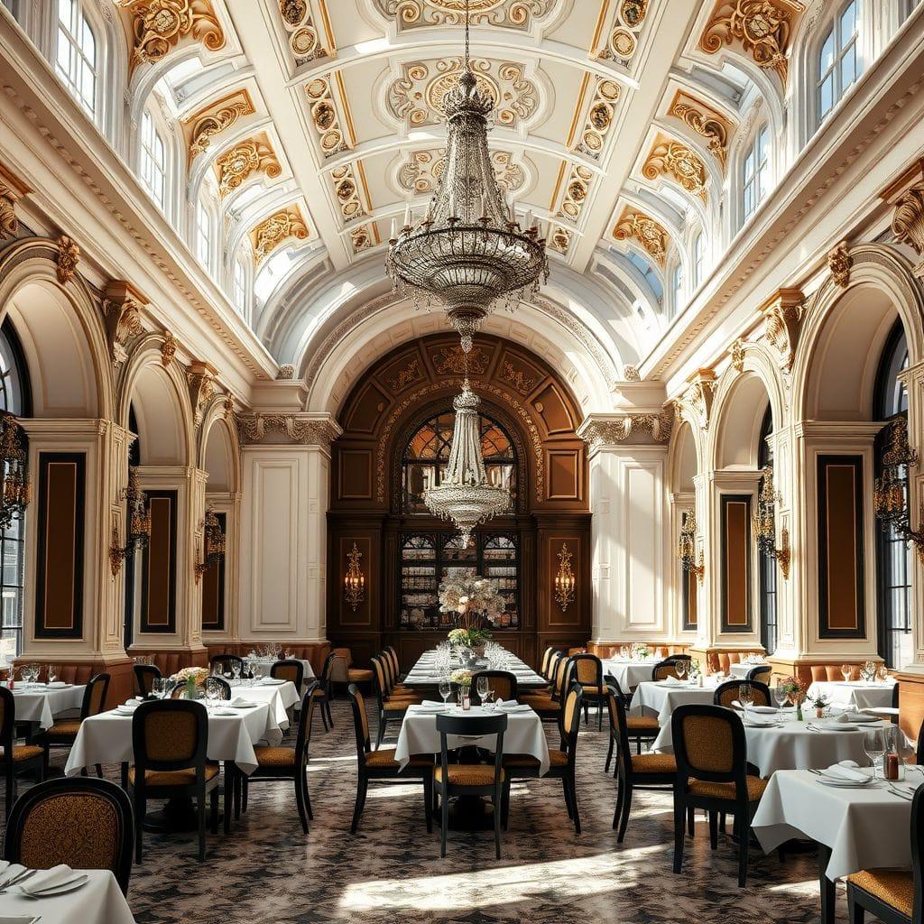 Baroque restaurant - AI Generated