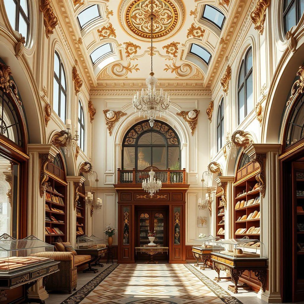 Baroque store - AI Generated