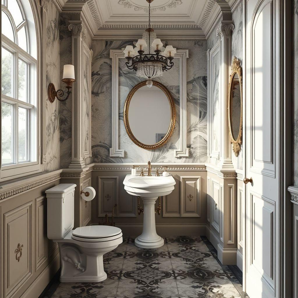 Baroque toilet - AI Generated