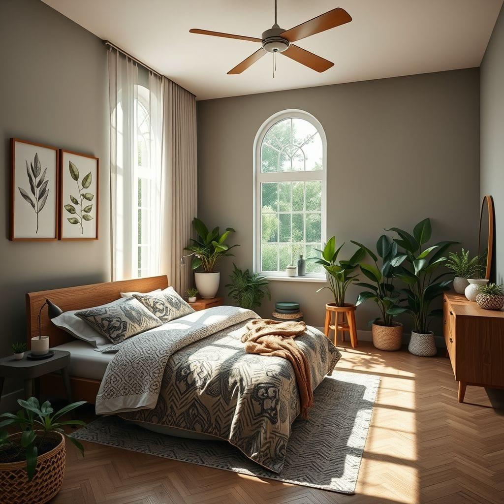 Biophilic bedroom - AI Generated