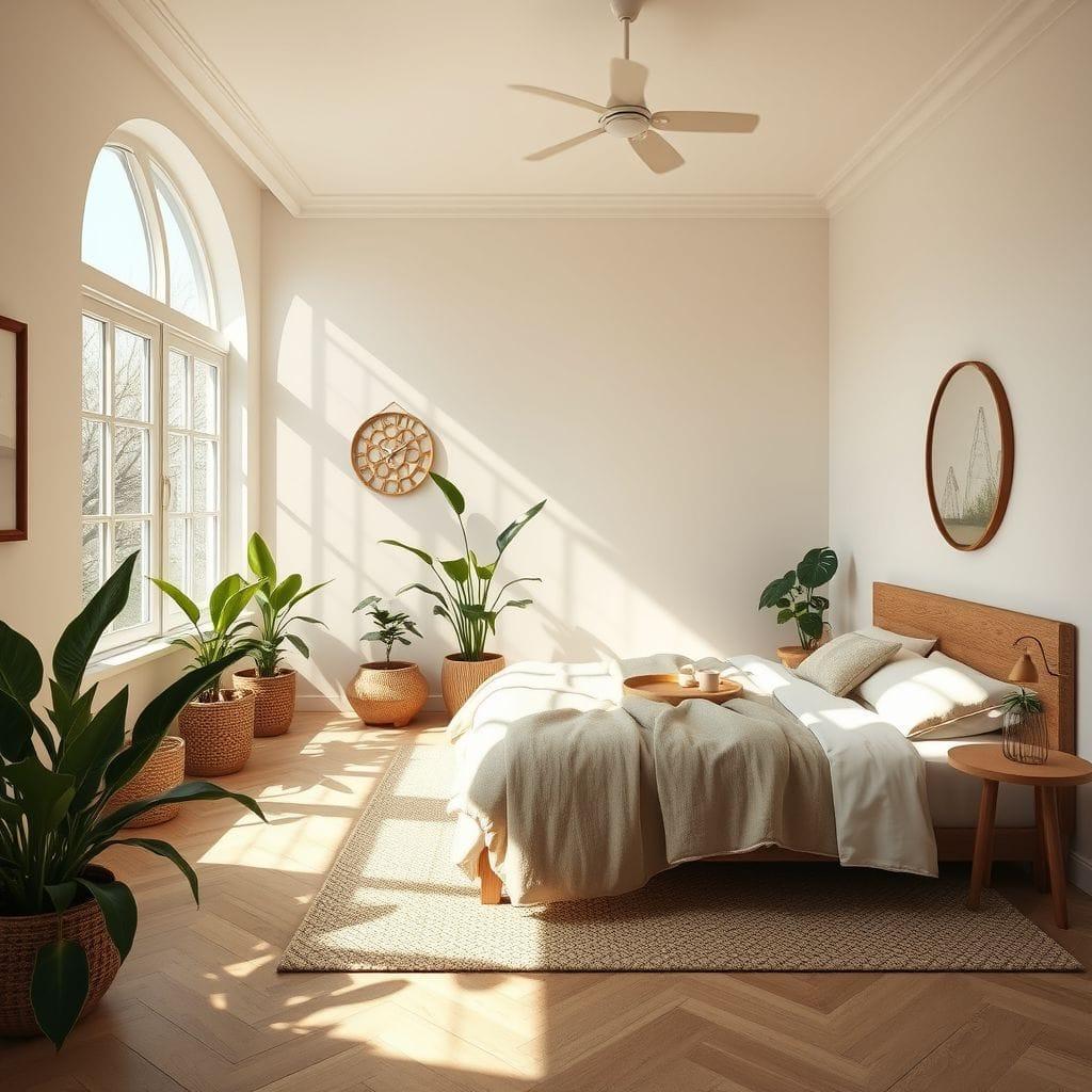Biophilic bedroom - AI Generated