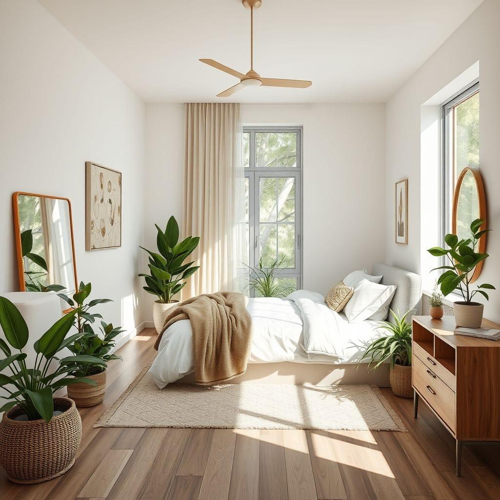 Biophilic bedroom - AI Generated