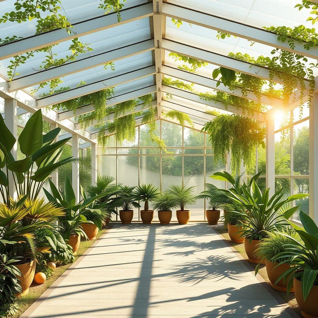 Biophilic carport - AI Generated