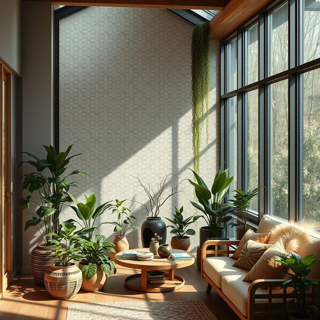 Biophilic onsen - AI Generated