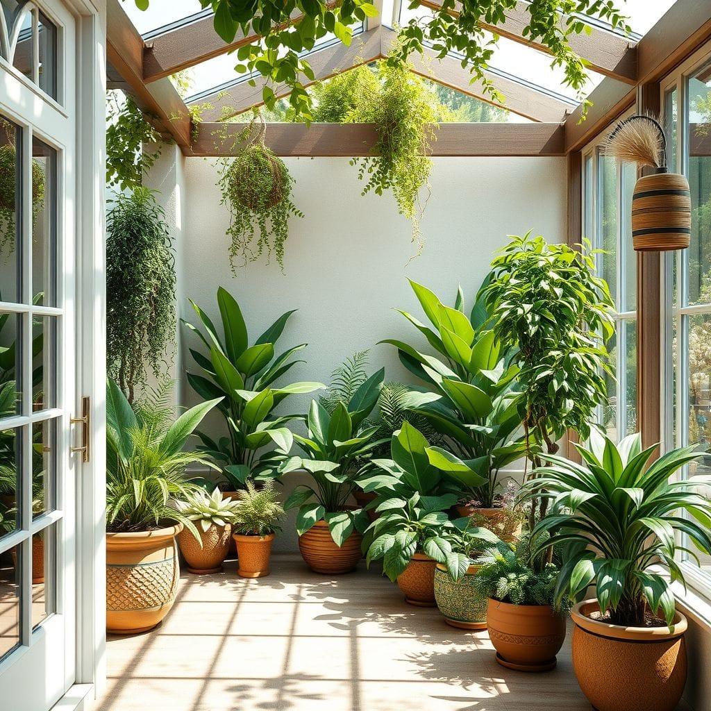 Biophilic outdoor garden - AI Generated
