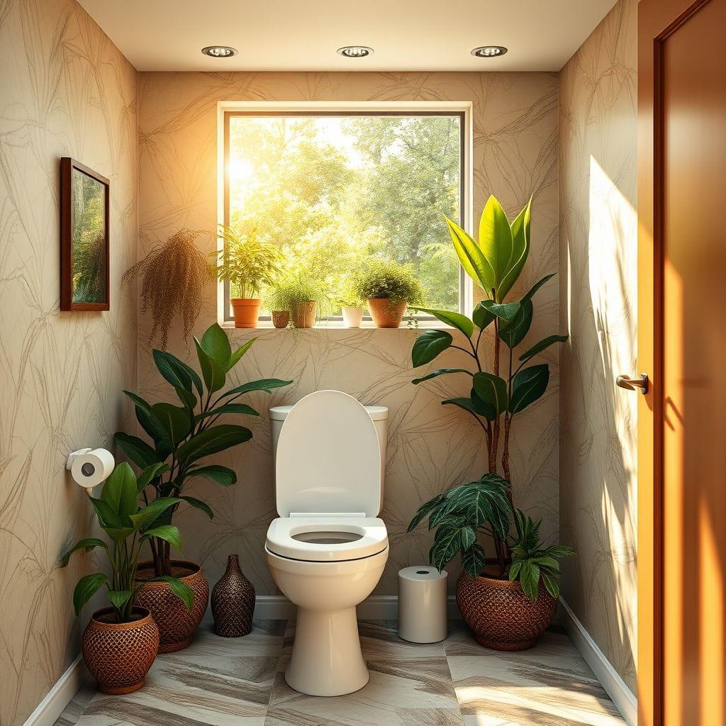 Biophilic toilet - AI Generated