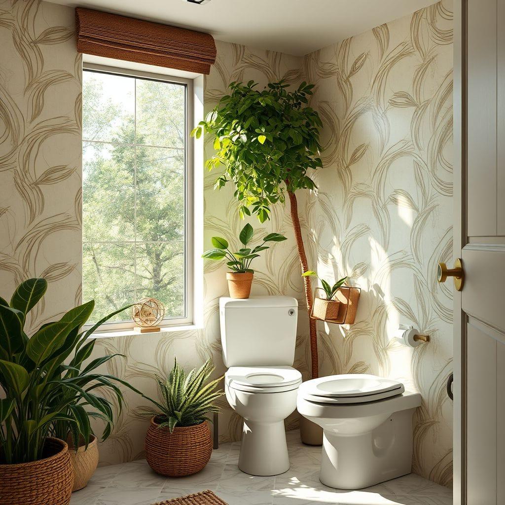 Biophilic toilet - AI Generated