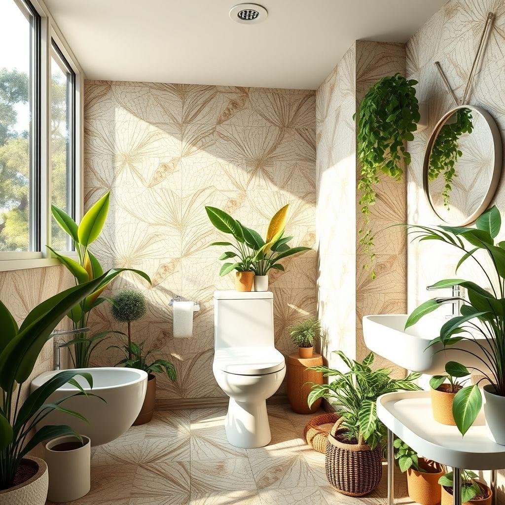Biophilic toilet - AI Generated